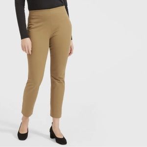 Everlane Womens Pant Stretch Cotton Skinny Trouser Tan Size 4